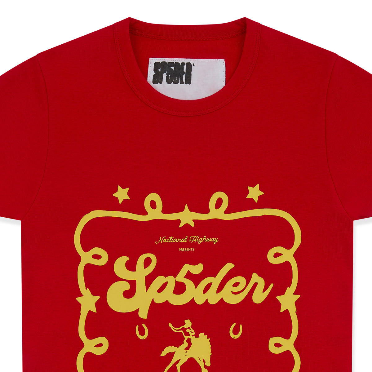 RED RODEO POSTER BABY TEE | KING SPIDER | SP5DER