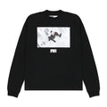 BLACK SPIDEY BOY LS HW TEE