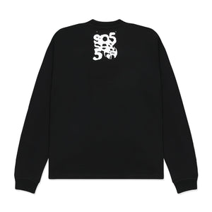 BLACK SPIDEY BOY LS HW TEE