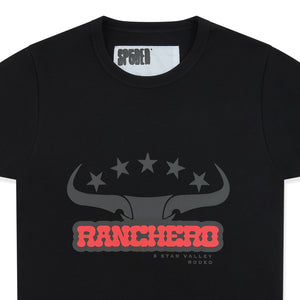 BLACK RANCHERO BABY TEE