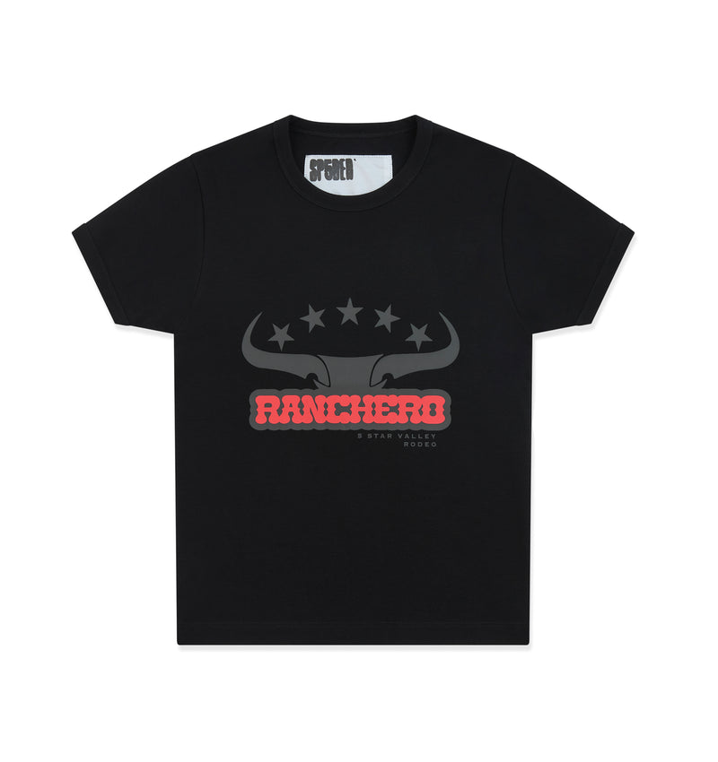 BLACK RANCHERO BABY TEE