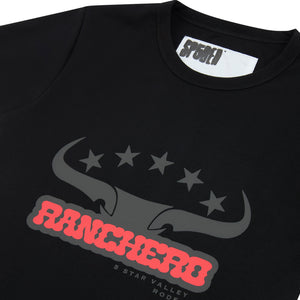 BLACK RANCHERO BABY TEE