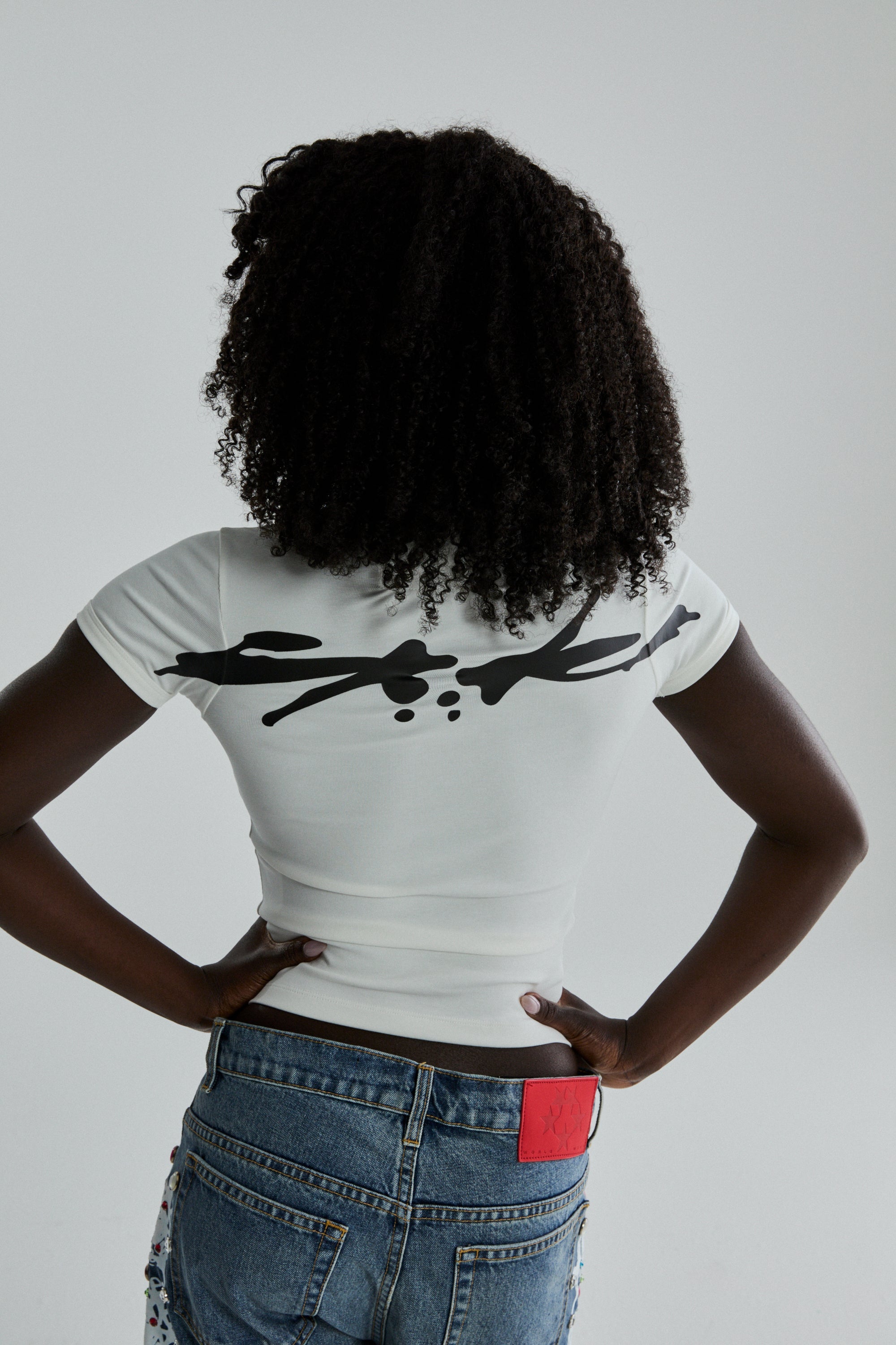 WHITE BABY TM TEE | SP5DER | KING SPIDER