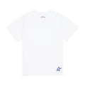 White 5STAR UTILITY TEE, 100% cotton, with a small blue 5STAR graphic on the corner hem.