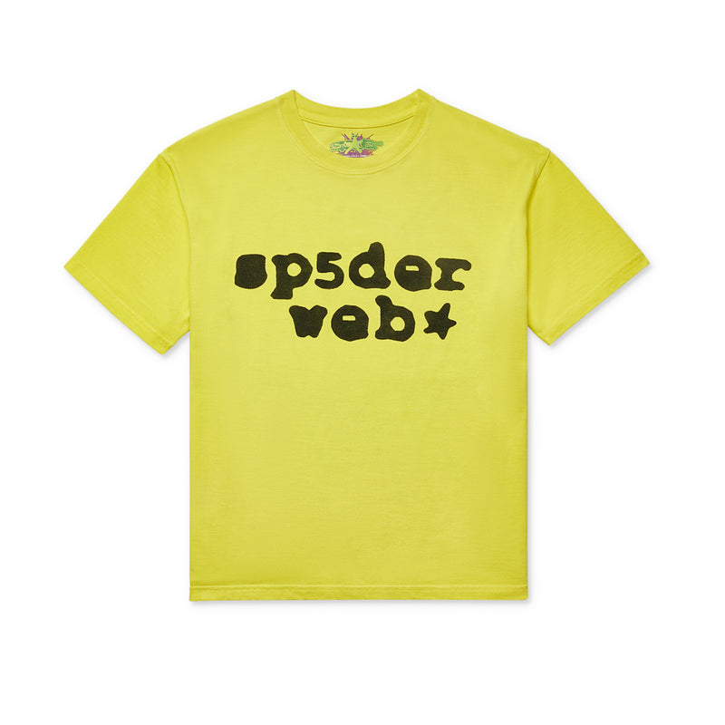 YELLOW/BLACK SP5DER WEB TEE