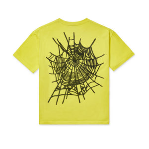 YELLOW/BLACK SP5DER WEB TEE