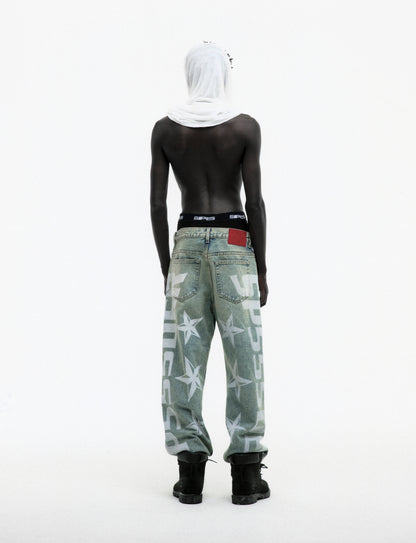 BLUE MX555 DENIM ON MODEL
