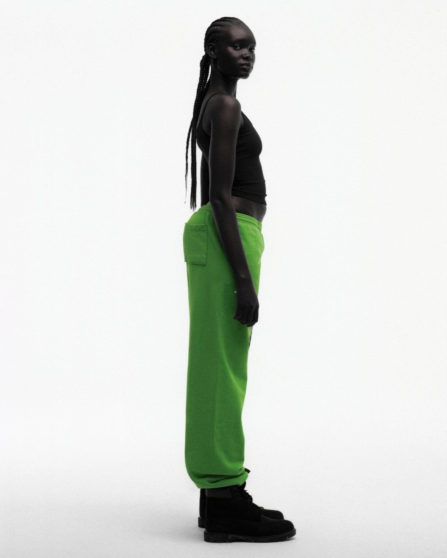 BGR PUNK V2 RHINESTONE SWEATPANT ON MODEL
