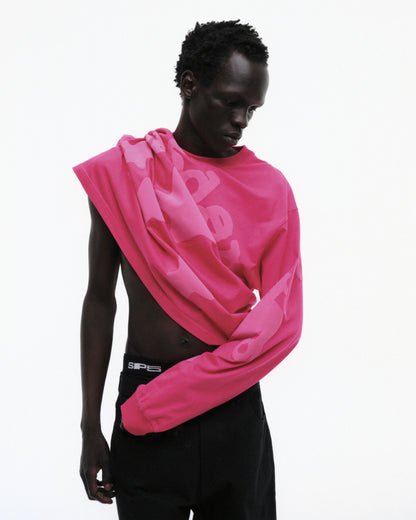 PINK BELUGA LONGSLEEVE ON MODEL