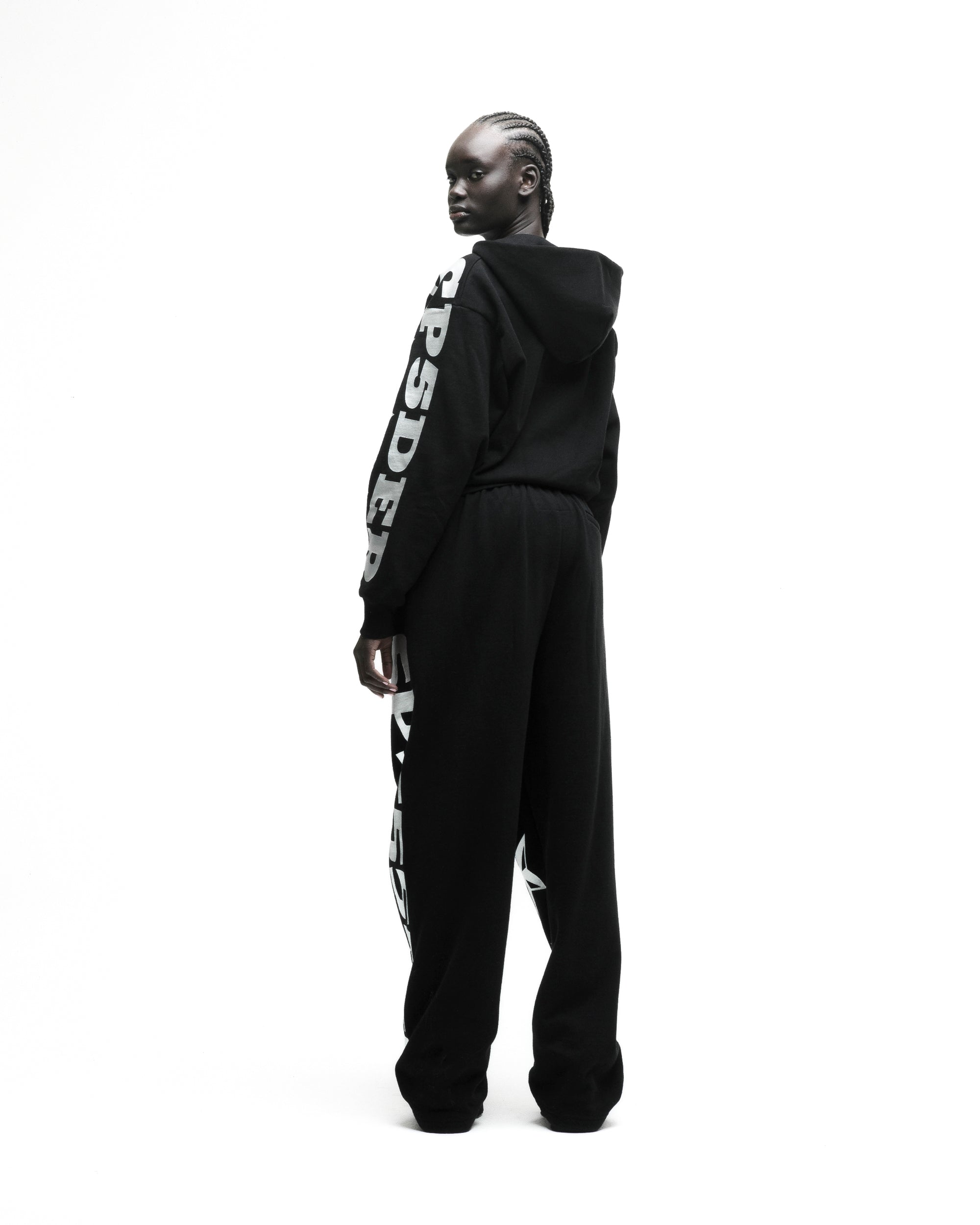 BLACK MX555 ZIP HOODIE | SP5DER | KING SPIDER