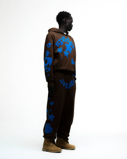 BROWN BELUGA HOODIE ON MODEL