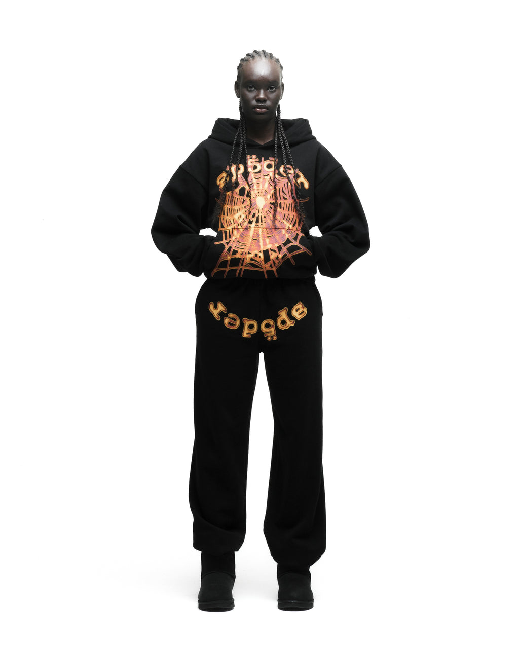 OG WEB V2 HOODIE ON MODEL