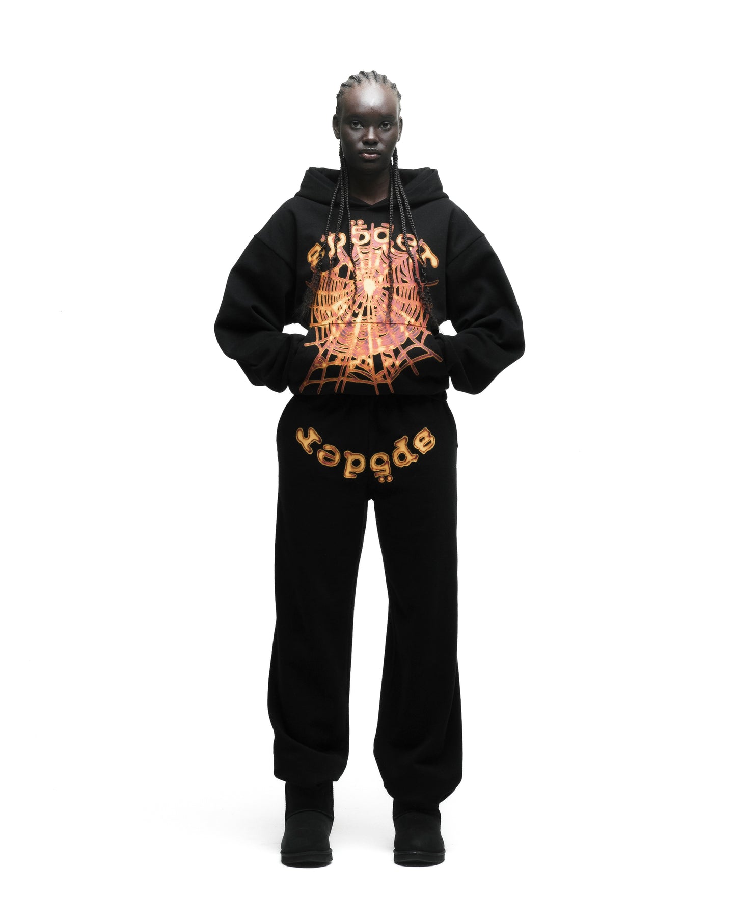 OG WEB V2 HOODIE ON MODEL