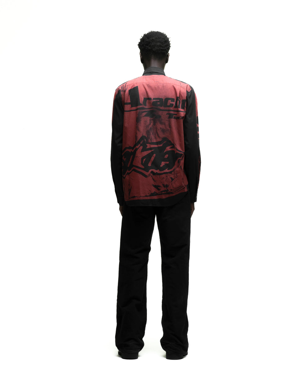 LAP 5 BUTTON UP SHIRT ON MODEL