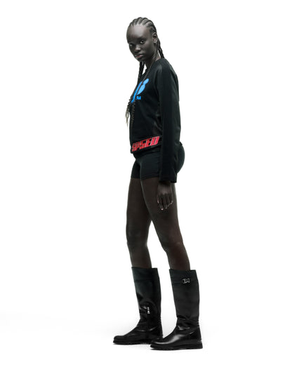 555PEED MESH LONGSLEEVE ON MODEL