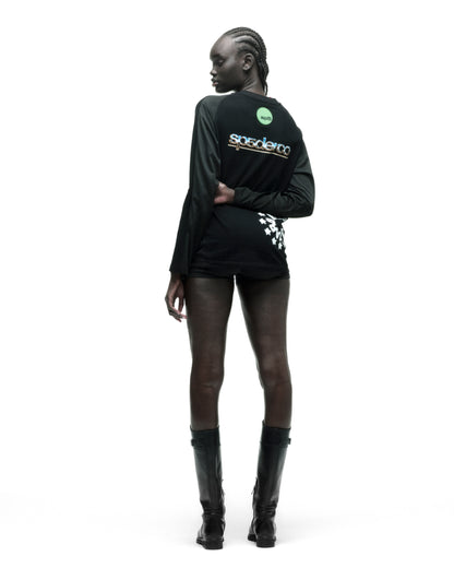 555PEED MESH LONGSLEEVE ON MODEL