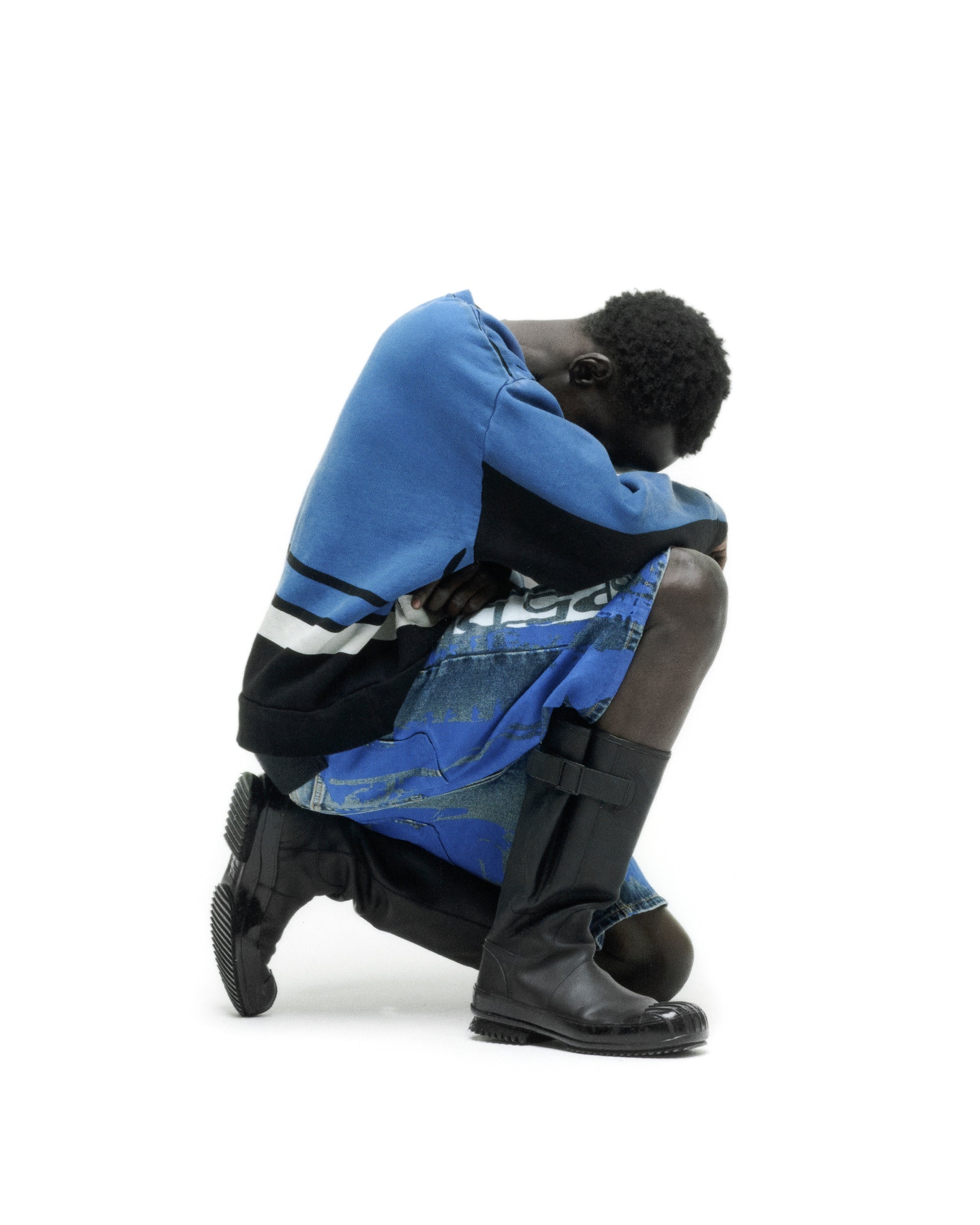 BLUE TRIPLE FIVE CREWNECK | SP5DER | KING SPIDER