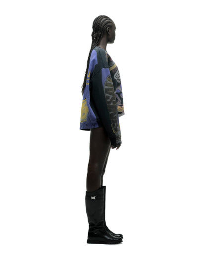 TROMPE-L’ŒIL CREWNECK ON MODEL