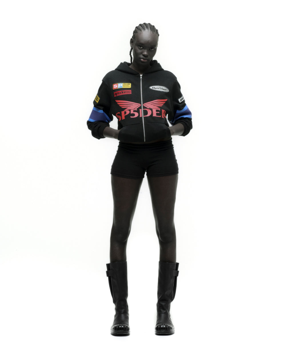 GT ZIP HOODIE ON MODEL