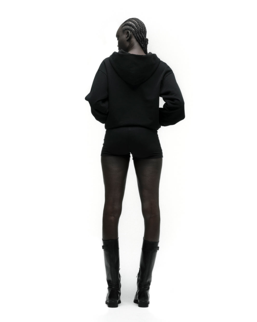 SP555 ZIP HOODIE ON MODEL