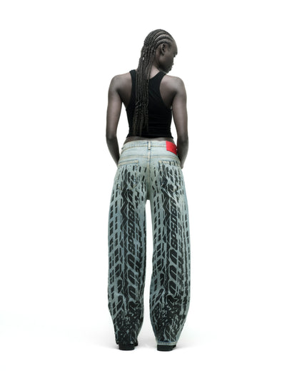 BURNOUT DENIM ON MODEL