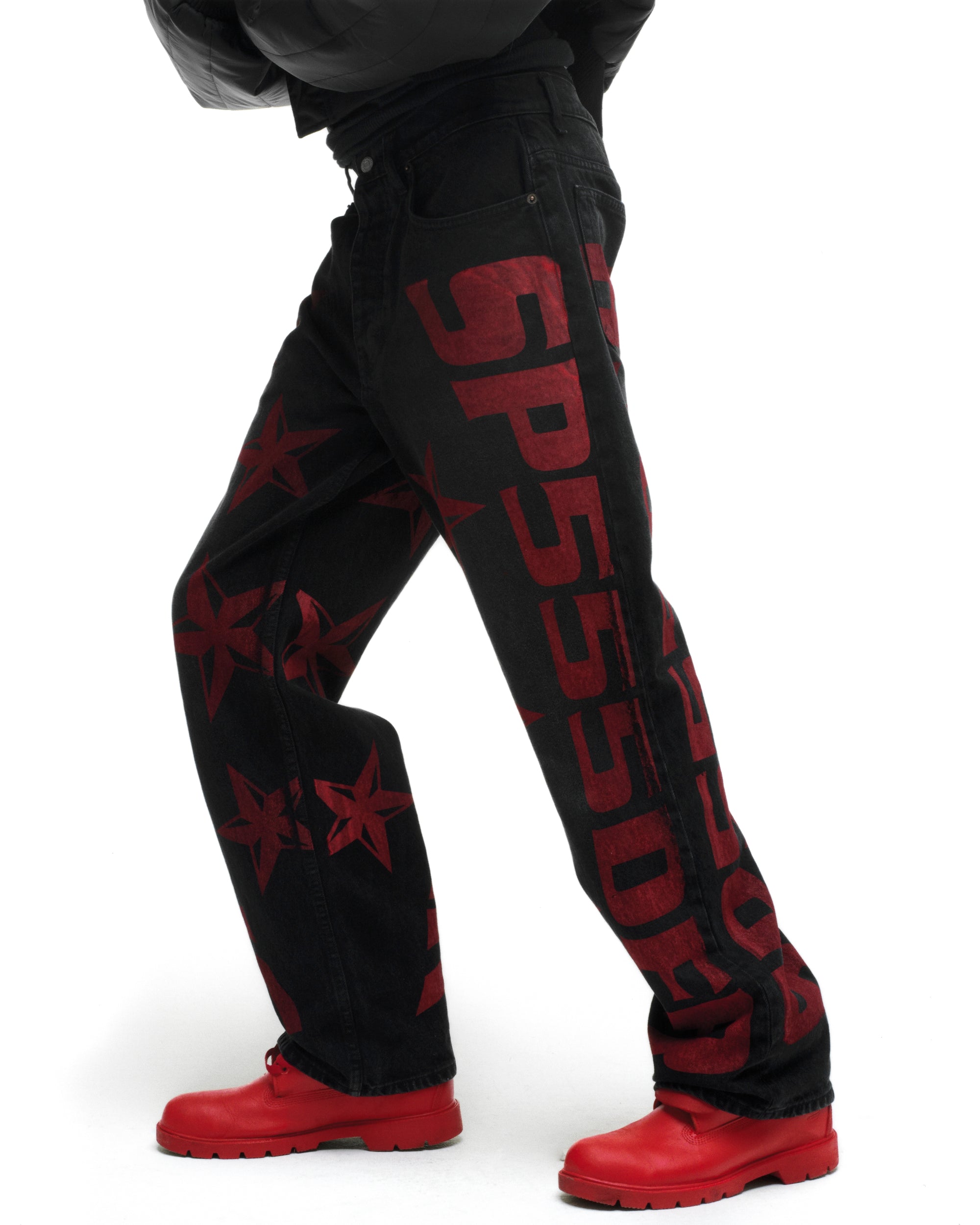 BLACK MX555 DENIM | SP5DER | KING SPIDER