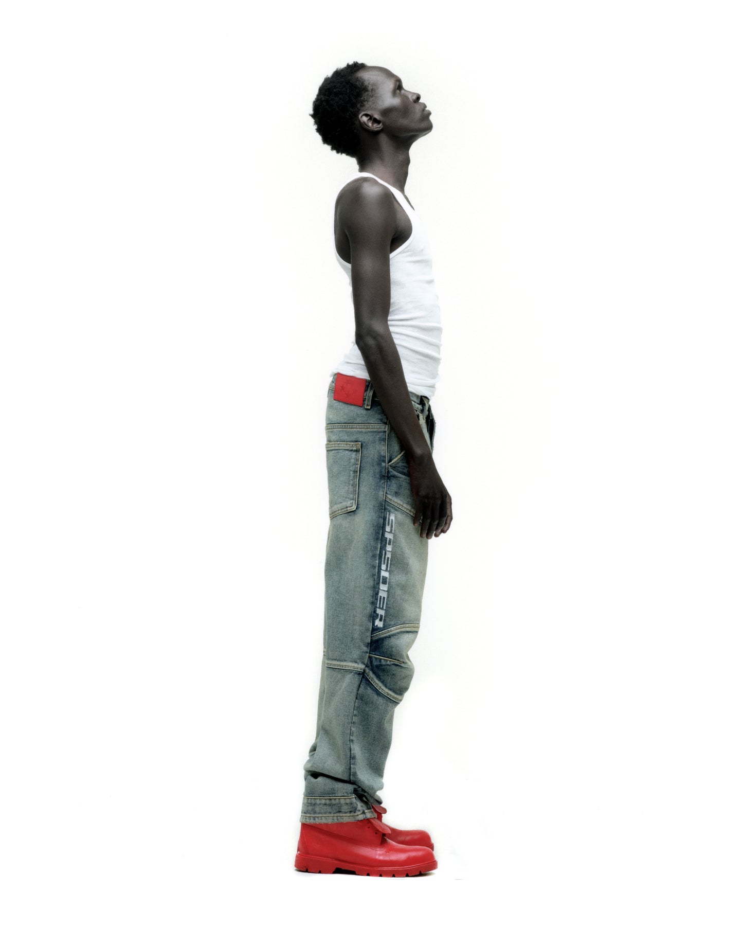 PIT CREW DENIM ON MODEL
