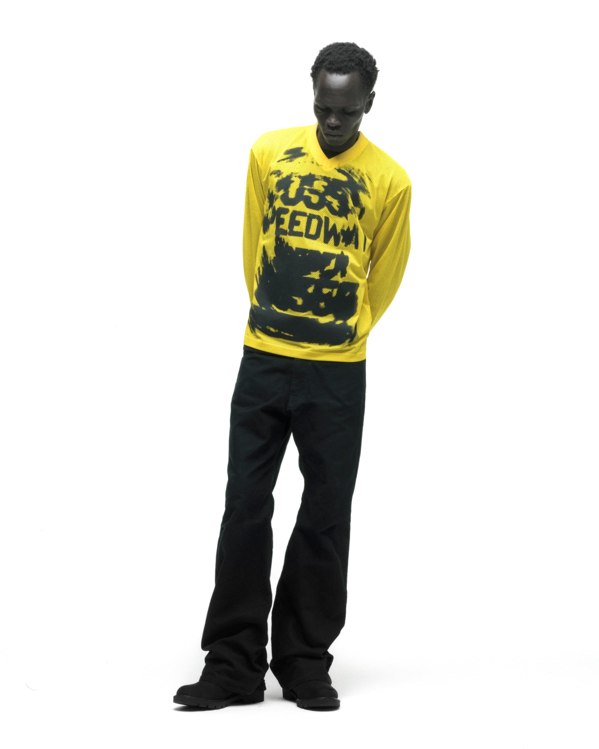 YELLOW SPEEDWAY LONGSLEEVE | SP5DER | KING SPIDER