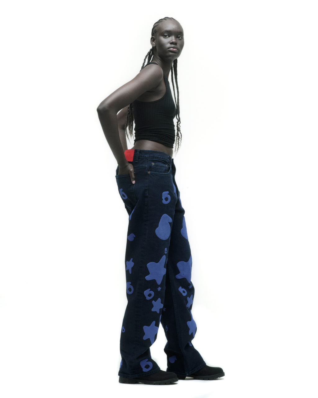 BELUGA DENIM ON MODEL