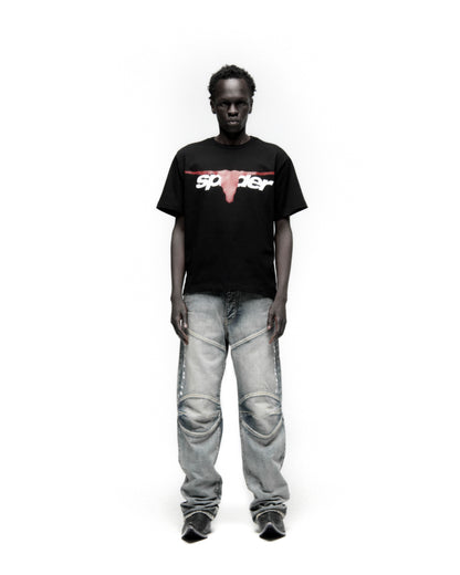 TX 5 FLAG TEE ON MODEL