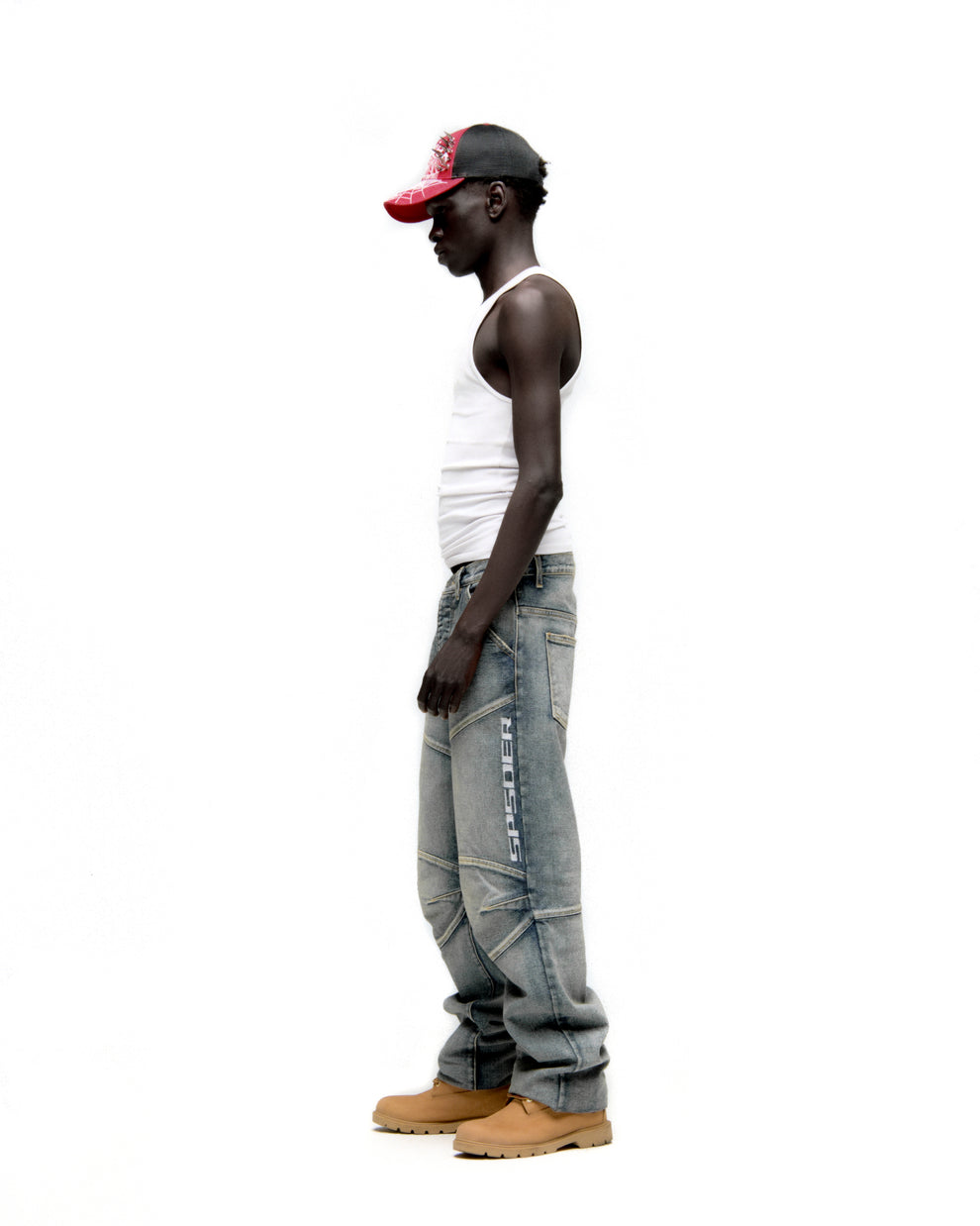 PIT CREW DENIM ON MODEL