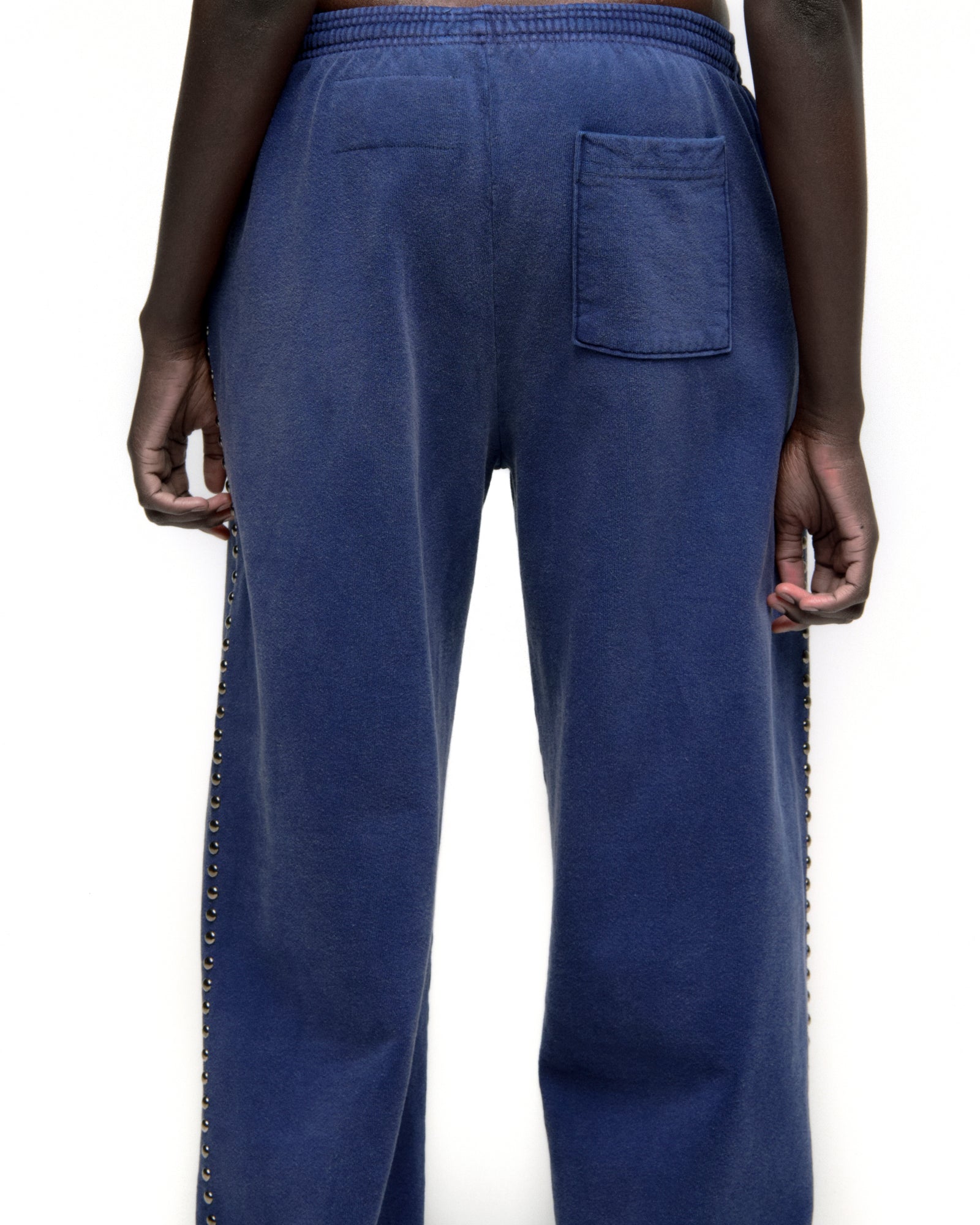 BLUE PUNK V3 STUDDED SWEATPANT ON MODEL