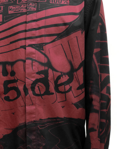 LAP 5 BUTTON UP SHIRT ON MODEL