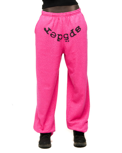 PINK VVS SWEATPANT ON MODEL