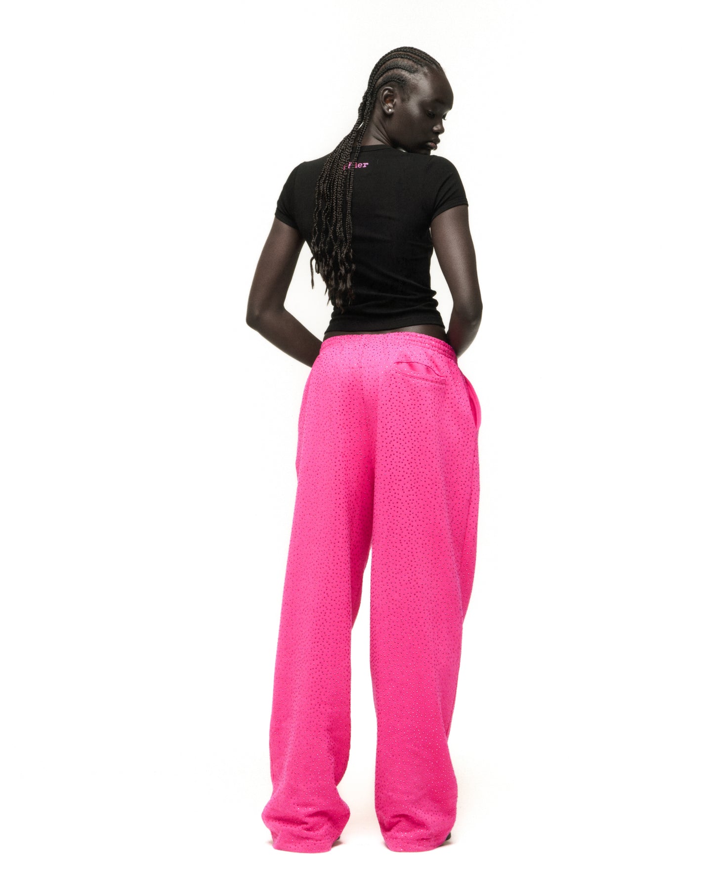 PINK VVS SWEATPANT ON MODEL