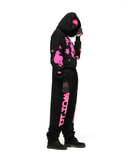 BLACK BELUGA ANGEL NUMBER HOODIE