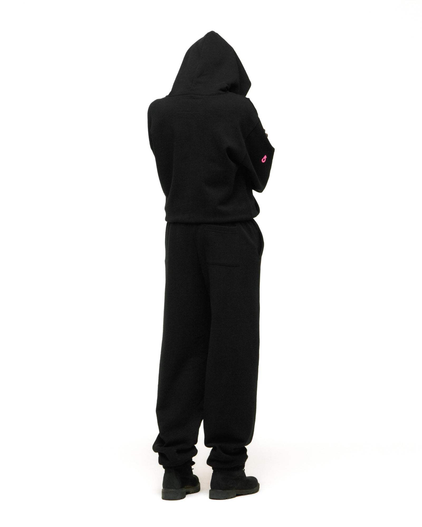 BLACK BELUGA ANGEL NUMBER HOODIE