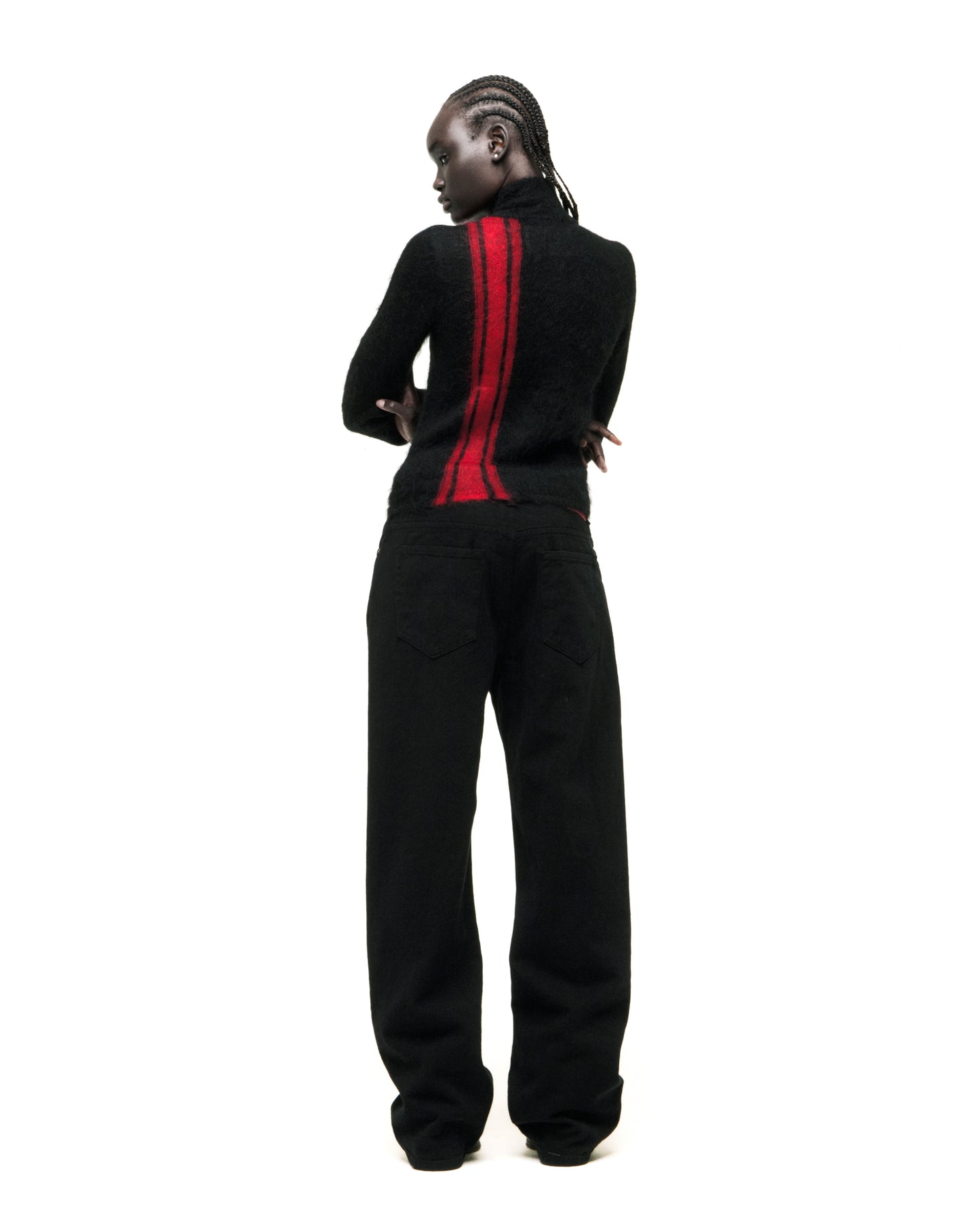 RALLY KNIT ZIP SWEATER