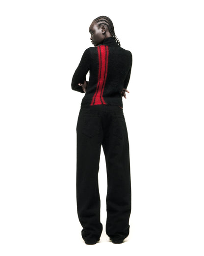 RALLY KNIT ZIP SWEATER