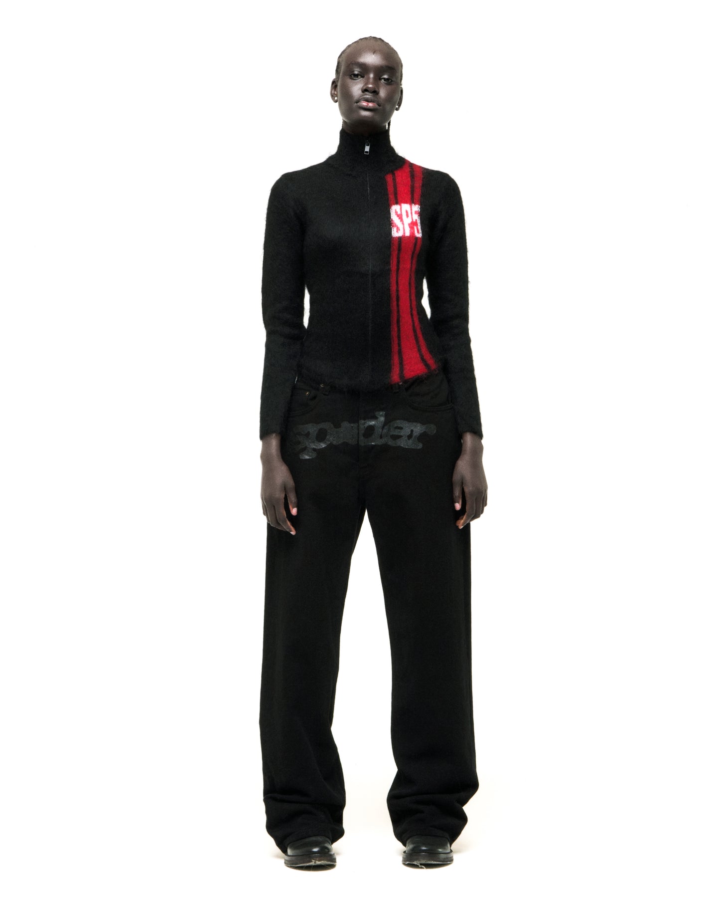 RALLY KNIT ZIP SWEATER