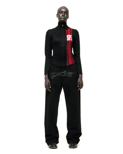 RALLY KNIT ZIP SWEATER