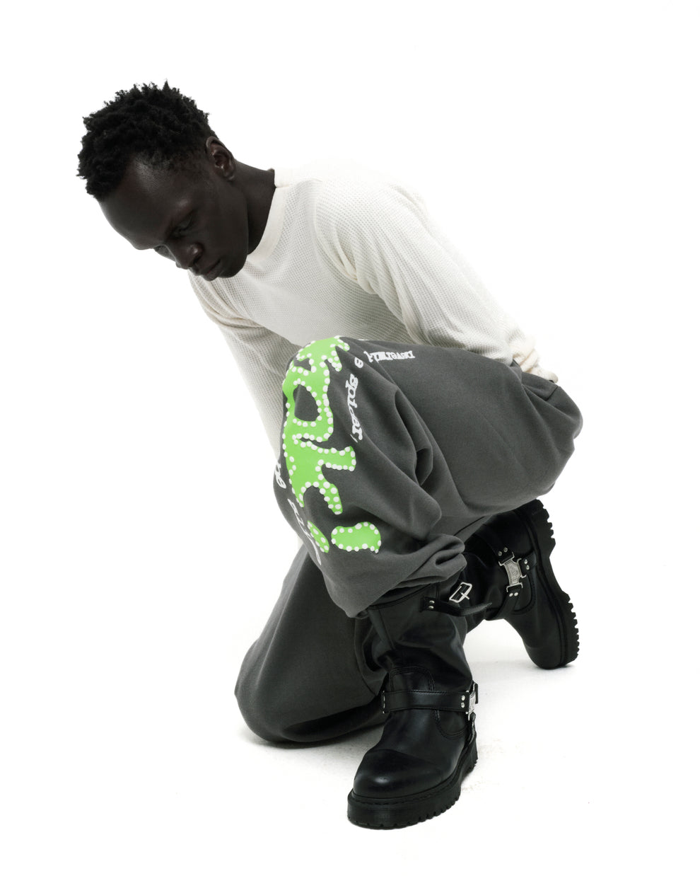 SLATE PUNK V2 SWEATPANT ON MODEL