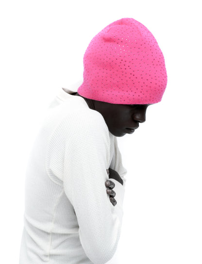 PINK VVS SKULLY ON MODEL