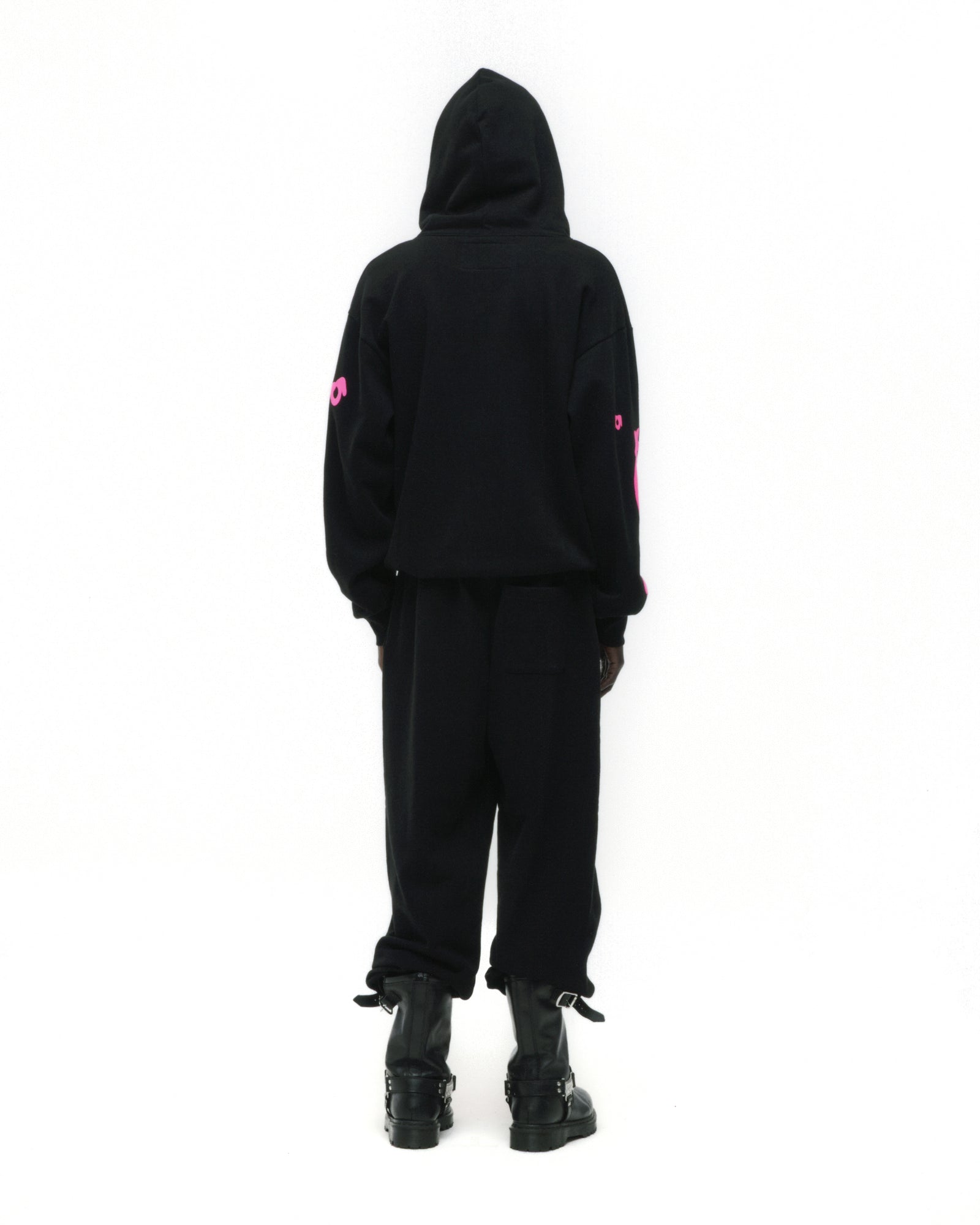 BLACK BELUGA ANGEL NUMBER HOODIE