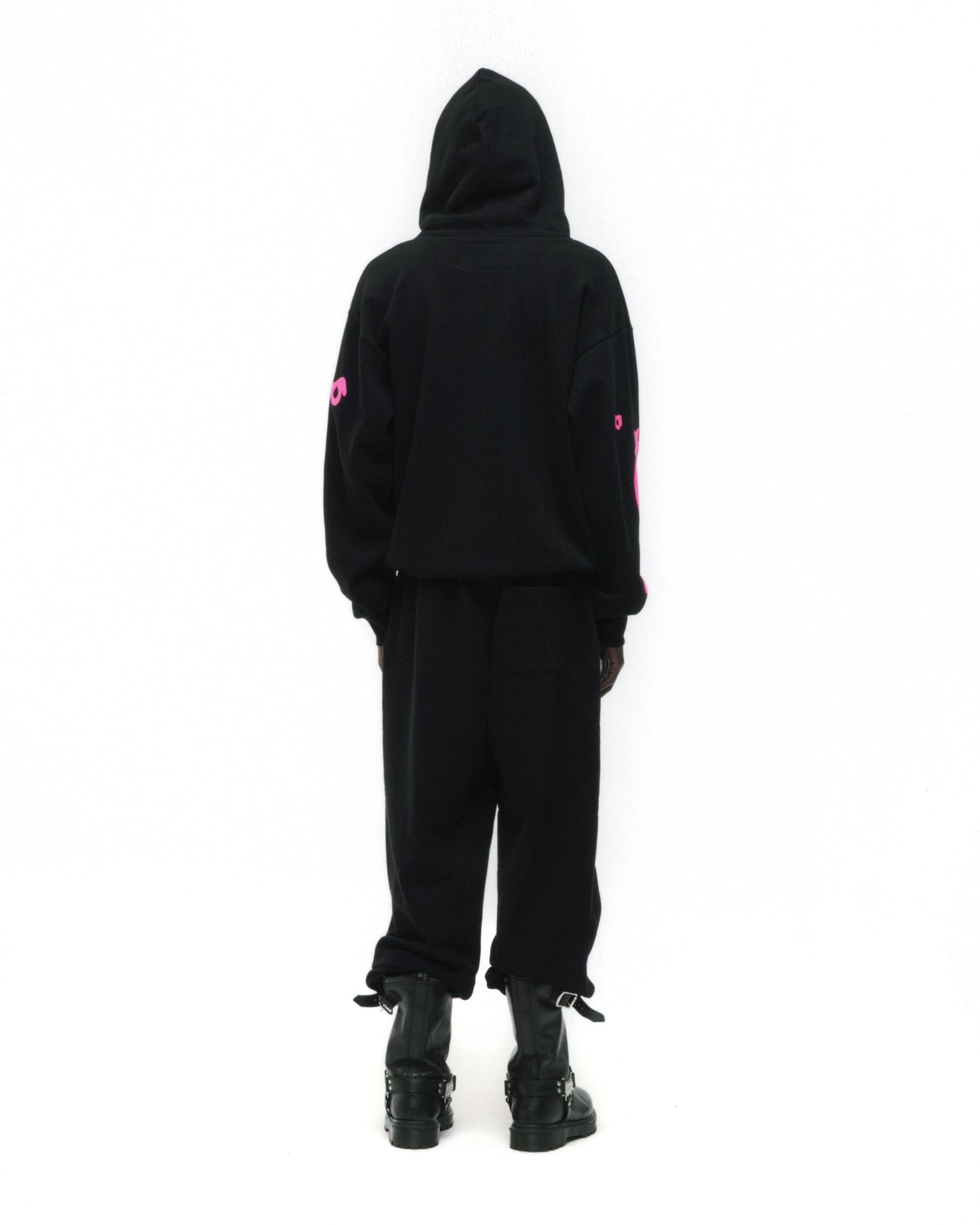 BLACK BELUGA ANGEL NUMBER HOODIE