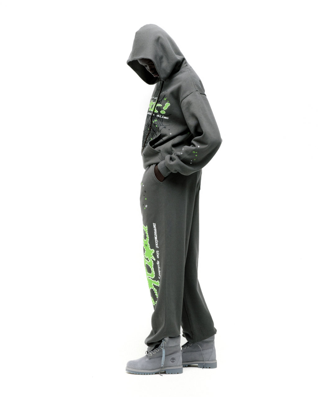 SLATE PUNK V2 HOODIE ON MODEL