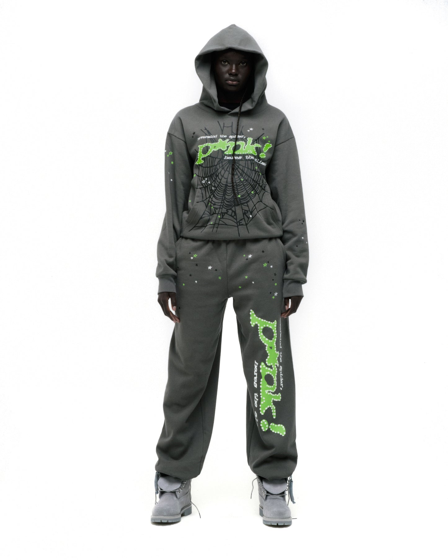 SLATE PUNK V2 HOODIE ON MODEL