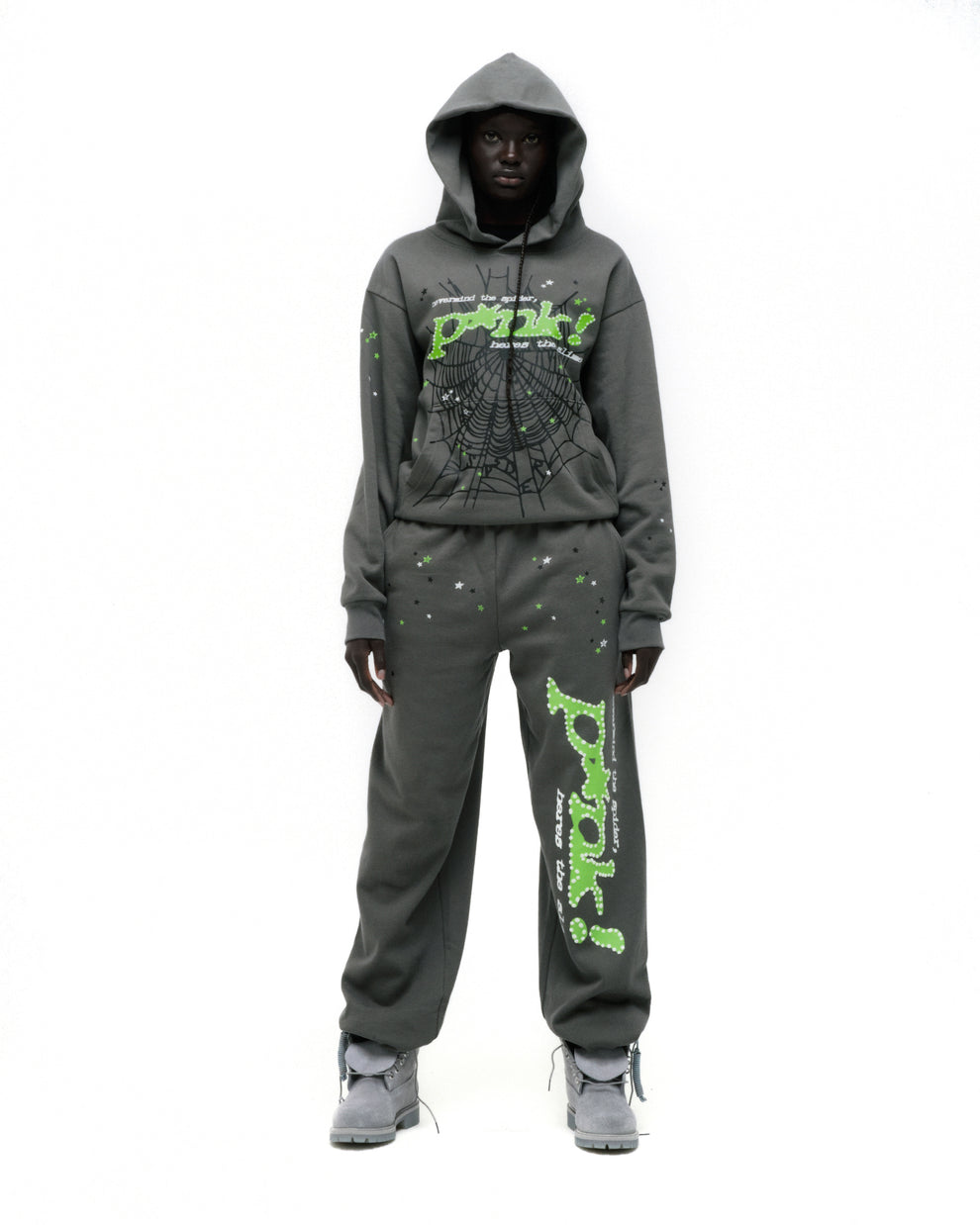 SLATE PUNK V2 HOODIE ON MODEL