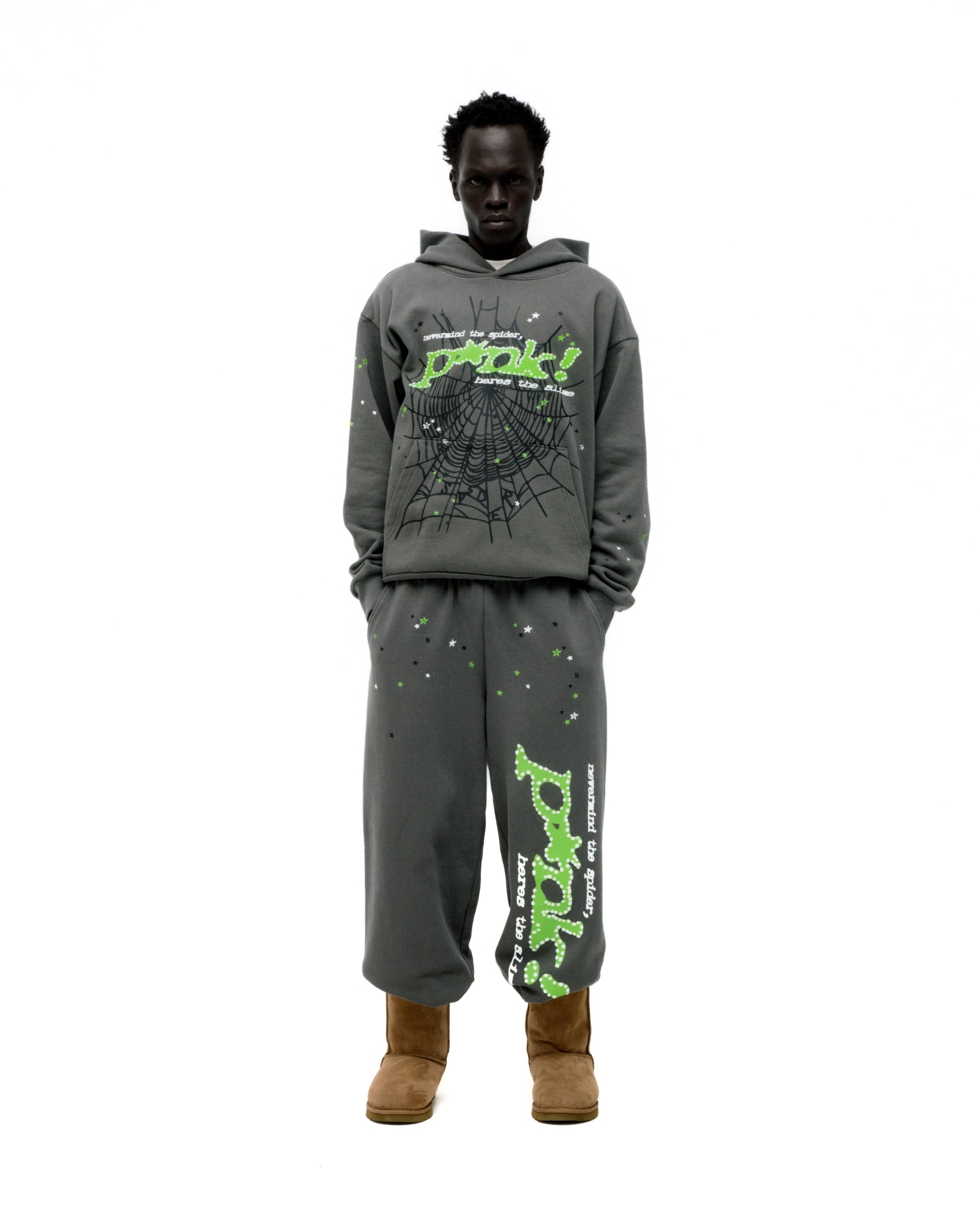 SLATE PUNK V2 HOODIE | SP5DER | KING SPIDER