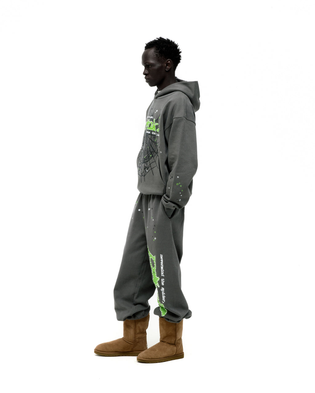 SLATE PUNK V2 HOODIE ON MODEL